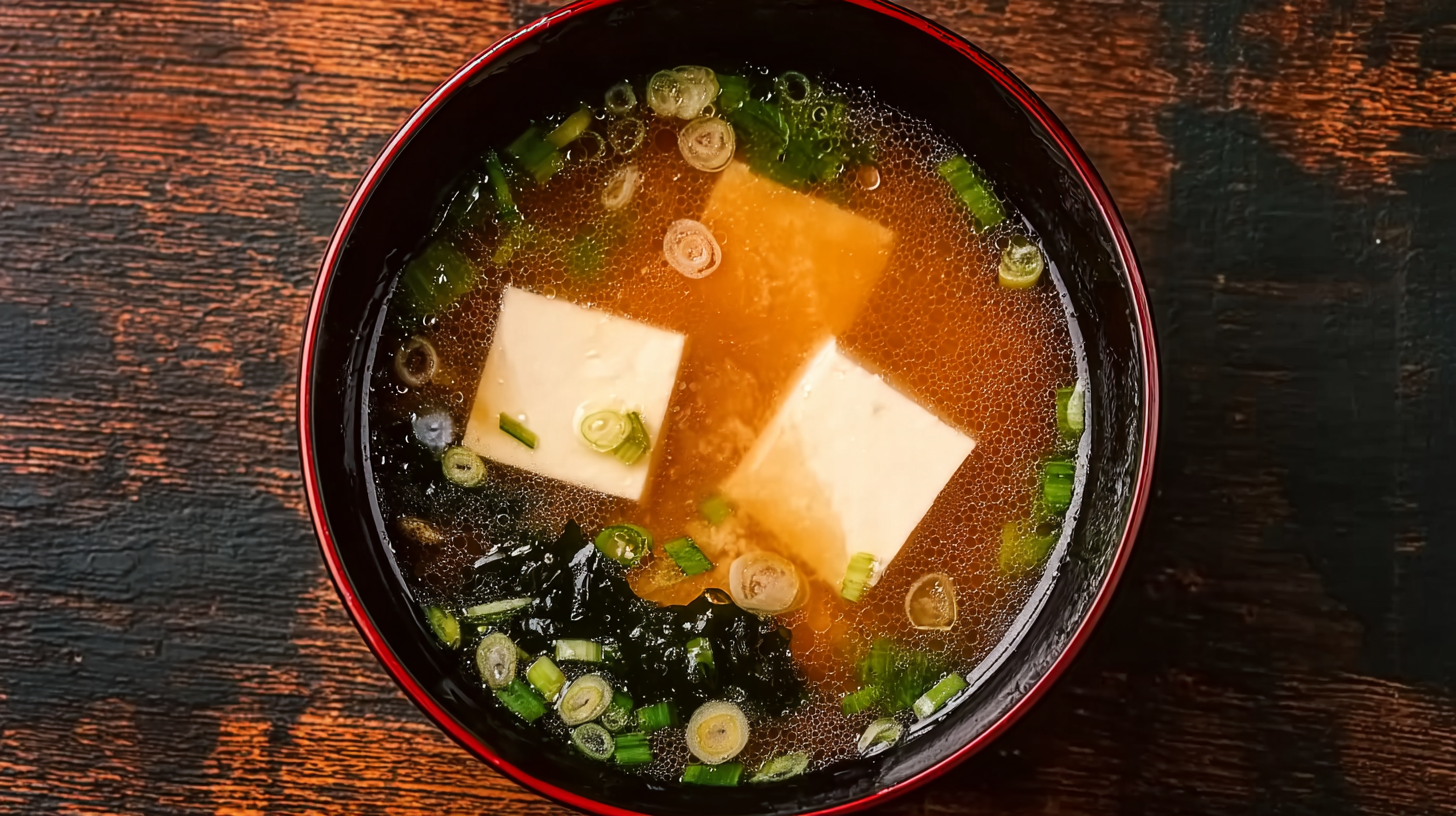 soupe miso maison sans gluten