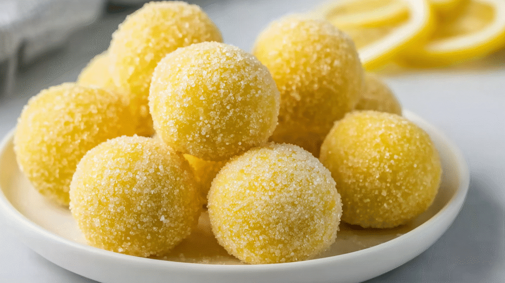 Truffes au citron sans gluten : la recette facile, fraîche et gourmande 7 Truffes au citron prêtes à servir