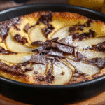 Clafoutis aux poires et au chocolat fondant sans gluten