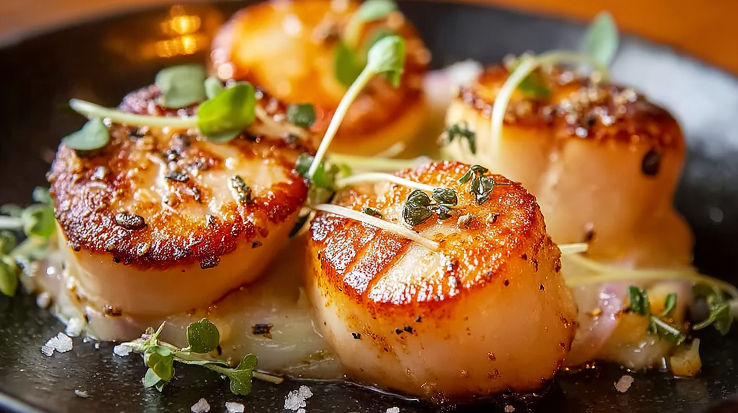 Coquilles Saint-Jacques Poireaux : Recette Savoureuse Sans Gluten 4 Coquilles Saint-Jacques Poireaux plat raffiné sans gluten