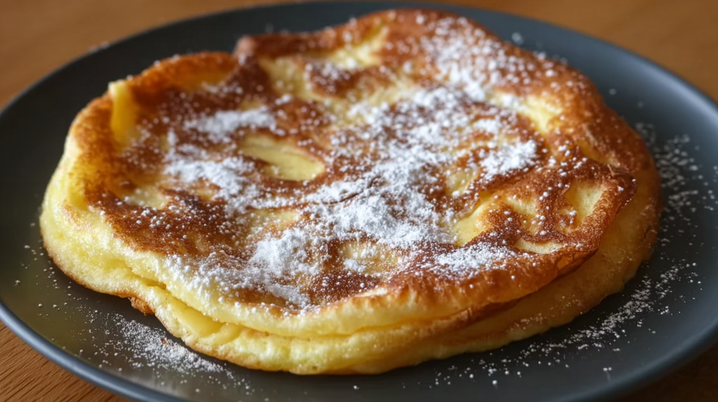 Crépiau aux pommes sans gluten doré à la poêle