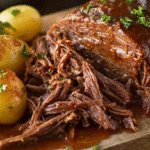 Effiloché de bœuf ultra fondant mijoté au four