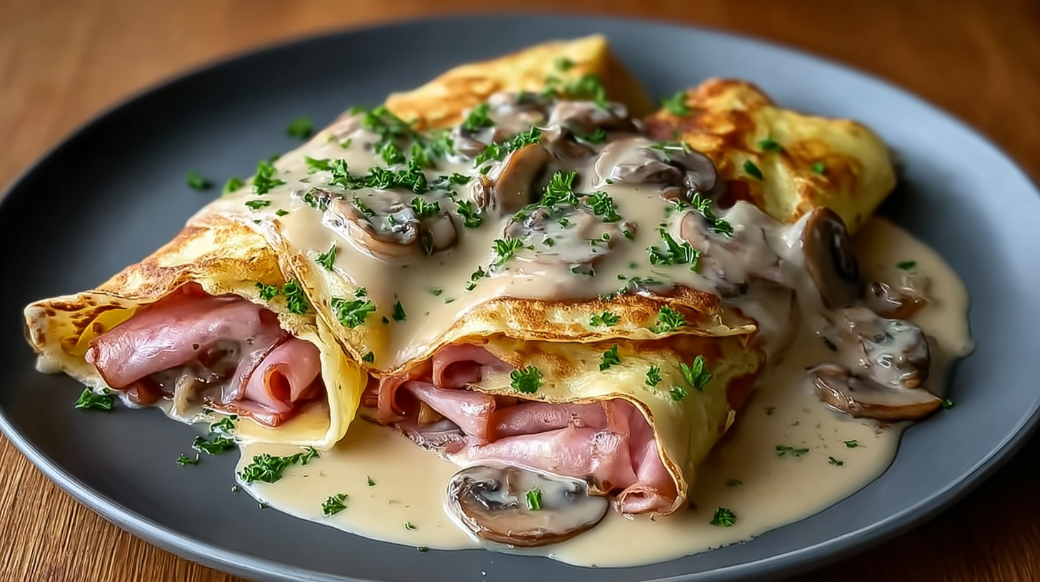 Ficelle Picarde sans gluten gratinée dans un plat traditionnel