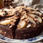 Gâteau Poire Chocolat sans gluten moelleux avec poires fondantes
