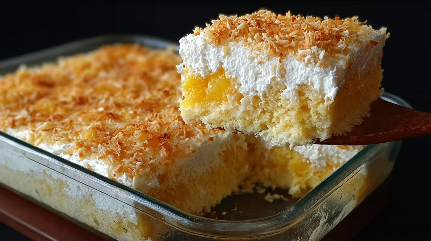 gâteau rêve ananas coco sans gluten