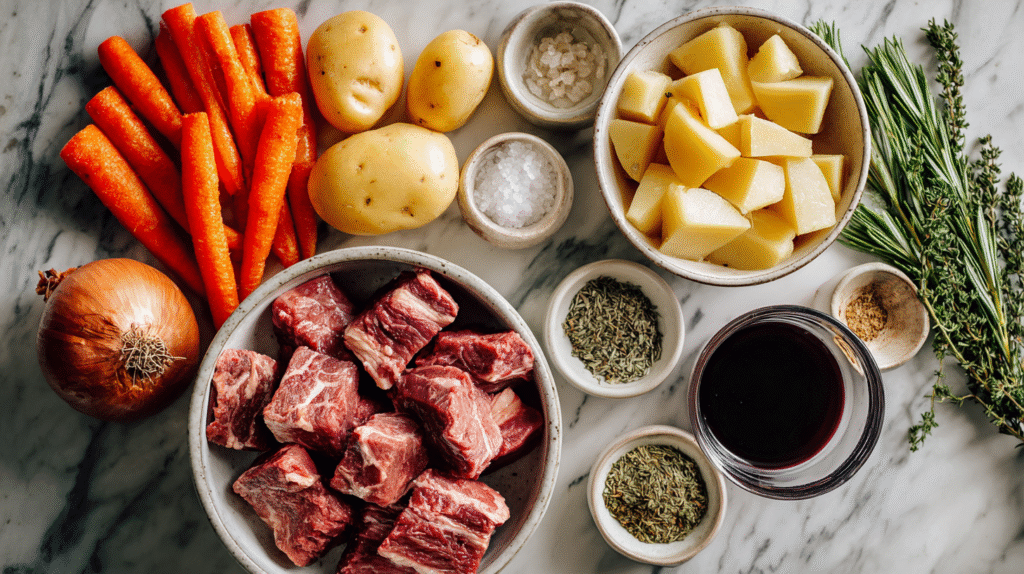 Bœuf Mode comme Autrefois : Recette Fondante Sans Gluten 6 Ingrédients du Bœuf Mode comme Autrefois sans gluten