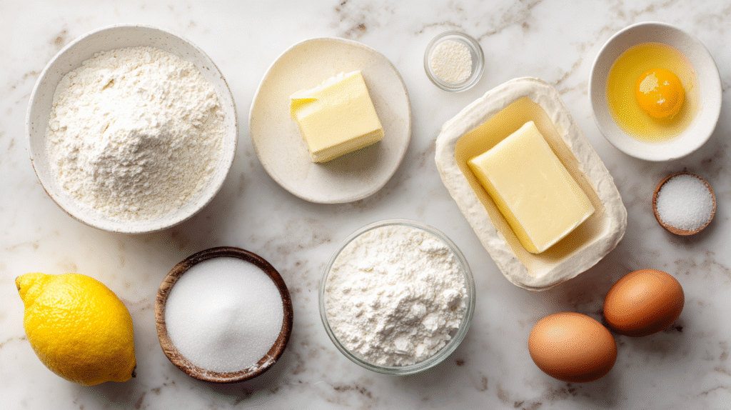 Cookies au Citron Express : Recette Rapide et Moelleuse Sans Gluten 6 Ingrédients sans gluten pour cookies au citron express