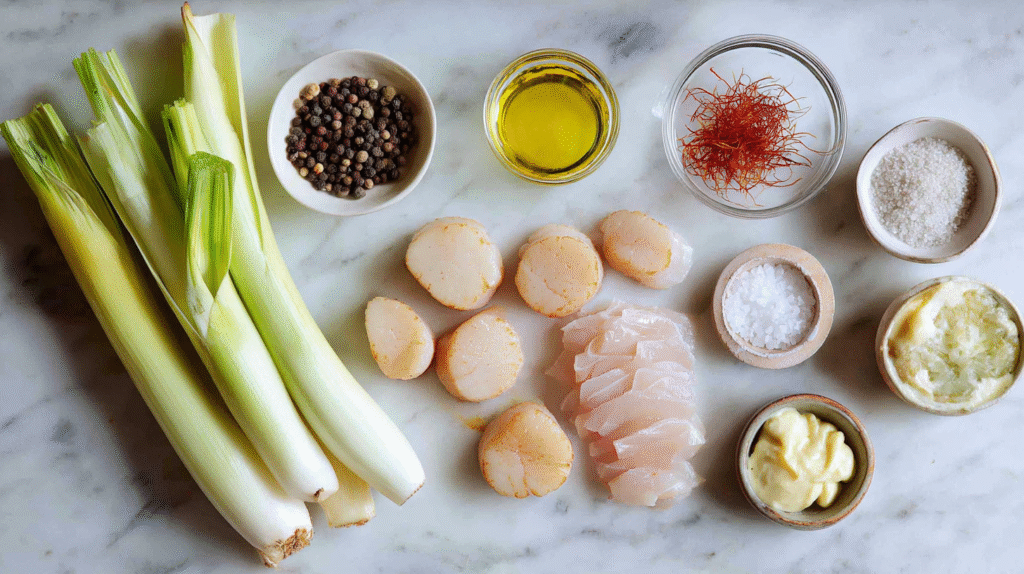 Coquilles Saint-Jacques Poireaux : Recette Savoureuse Sans Gluten 6 Ingrédients Coquilles Saint-Jacques Poireaux sans gluten