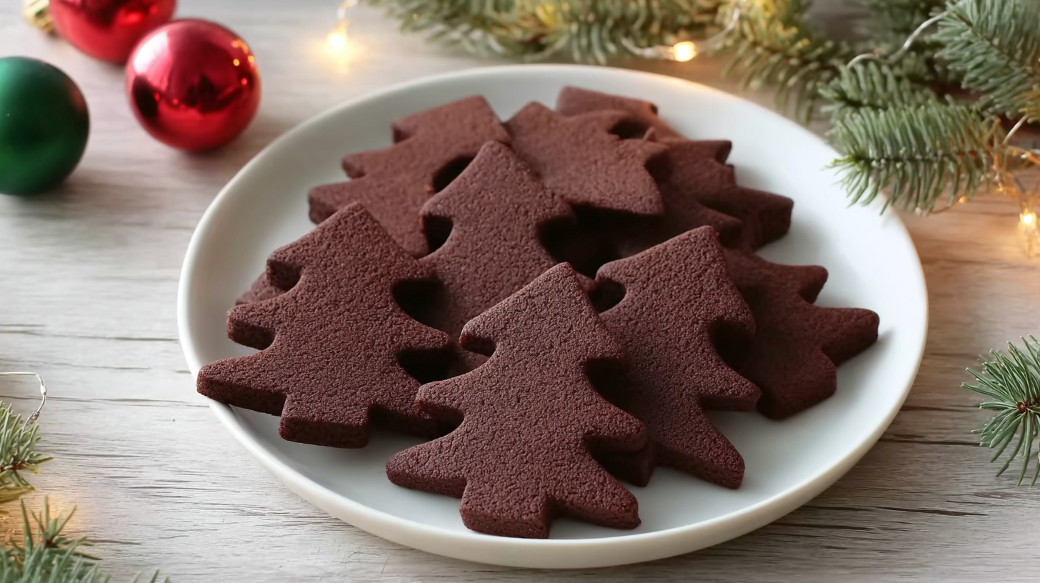 Sablés de Noël au Chocolat Nesquik Sans Gluten : Recette Facile et Gourmande 4 sablés de Noël au chocolat Nesquik sans gluten en forme d’étoiles