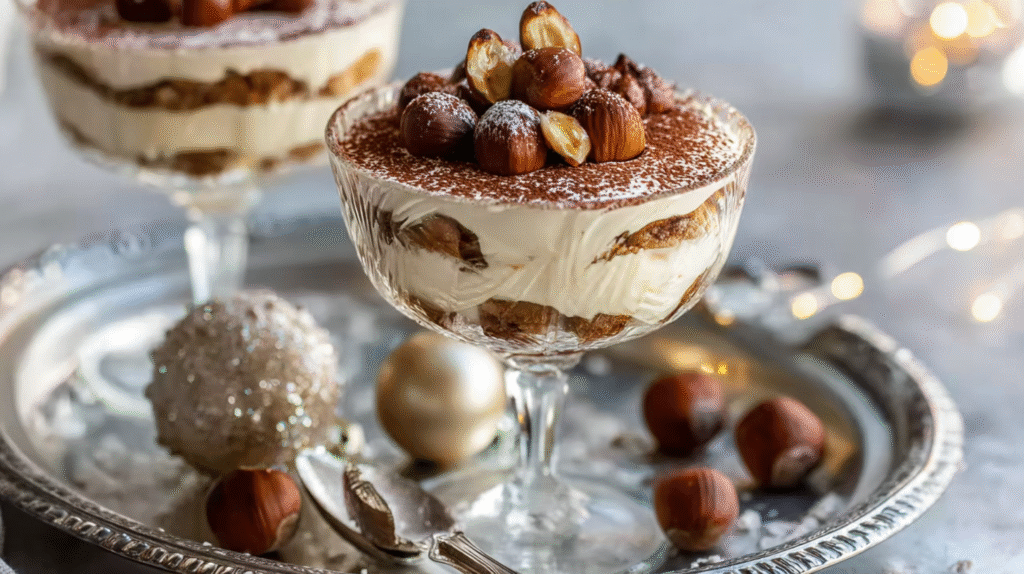Tiramisu de Noël Sans Gluten : Recette Gourmande et Facile à Préparer 7 Verrines de tiramisu de Noël sans gluten