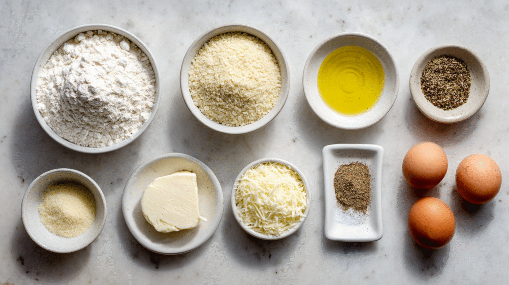 Ingrédients mozza sticks au airfryer sans gluten