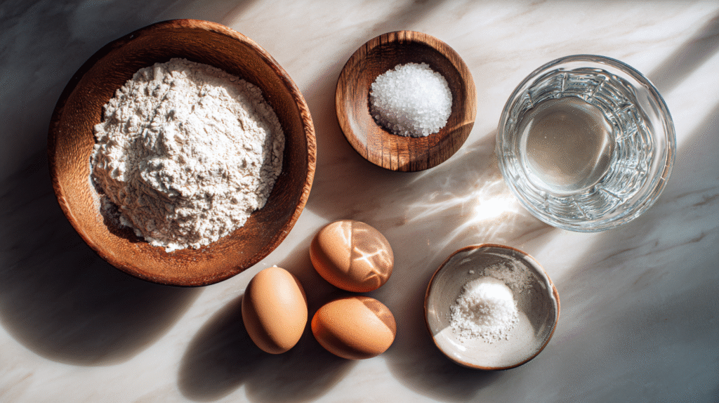 Pâte à galettes de sarrasin : recette simple, sans gluten et savoureuse 6 ingrédients pour pâte à galettes de sarrasin sans gluten