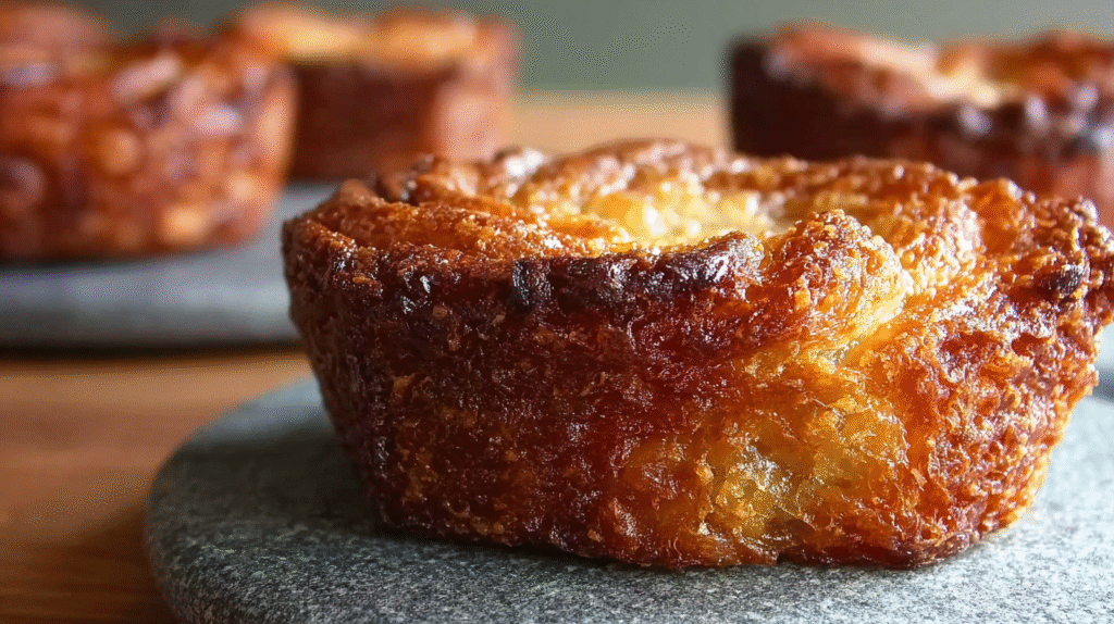 Kouign amann sans gluten : la recette crousti-fondante à tester absolument 7 kouign amann sans gluten servie
