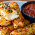 Mozza sticks au airfryer sans gluten croustillants